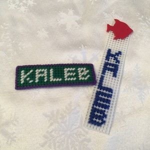 KALEB personalized magnet and keychain set-NEW